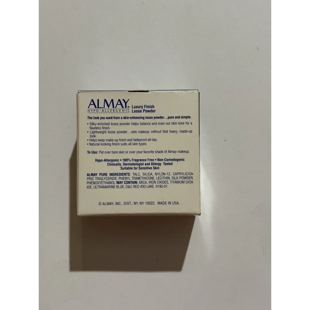 Almay Luxury Finish Loose Powder 1.25 oz‎ Ivory 2579 07 Rare Old Formula Sealed!
